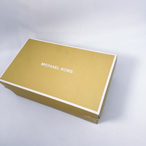 Michael Kors Lenny Espadrille Signature Logo Lux Mini Rose Slip-On Loafer Shoes - Picture 13 of 13